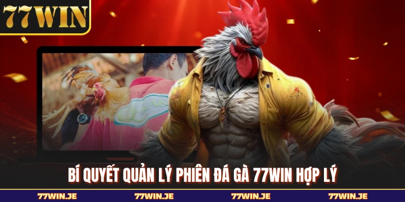 Bí quyết quản lý phiên đá gà 77WIN hợp lý